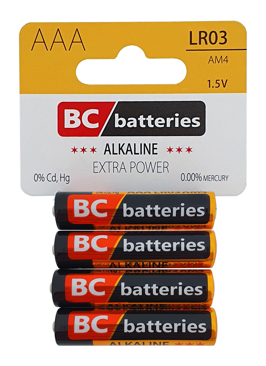 BC LR03 Extra Power Alkalická AAA / 4ks BLISTR