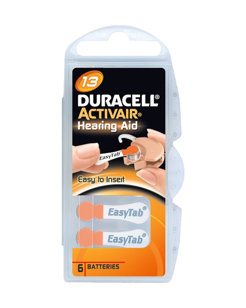 Duracell DA13 PR48 baterie do naslouchadel 6ks