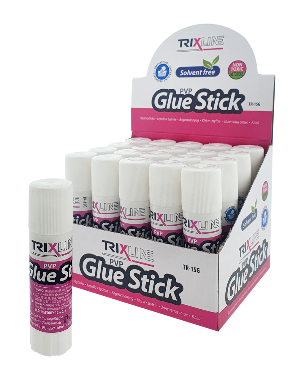 TR -15G Univerzální lepicí tyčinka PVP Glue STICK 15g Trixline