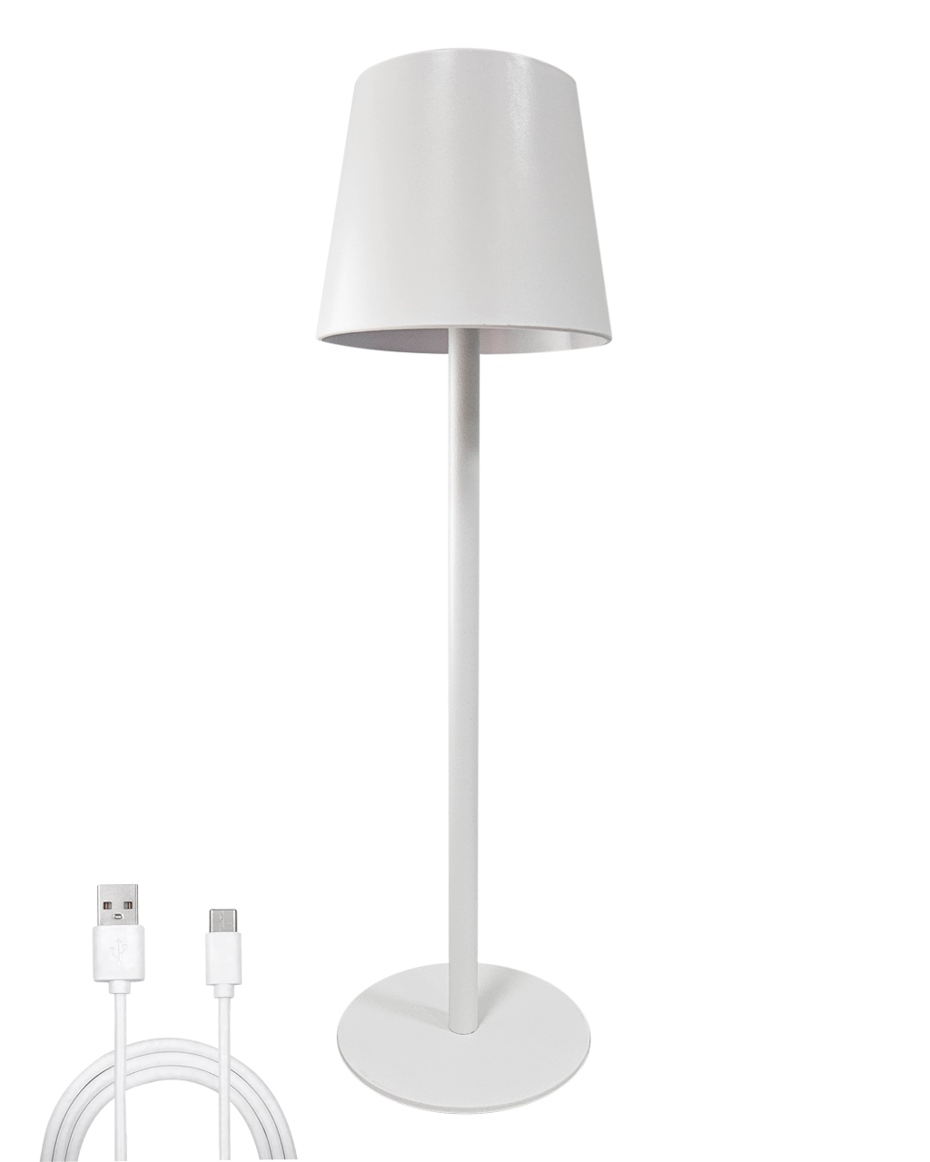 TR-102M LED stolní nabíjecí lampa - bílá Trixline