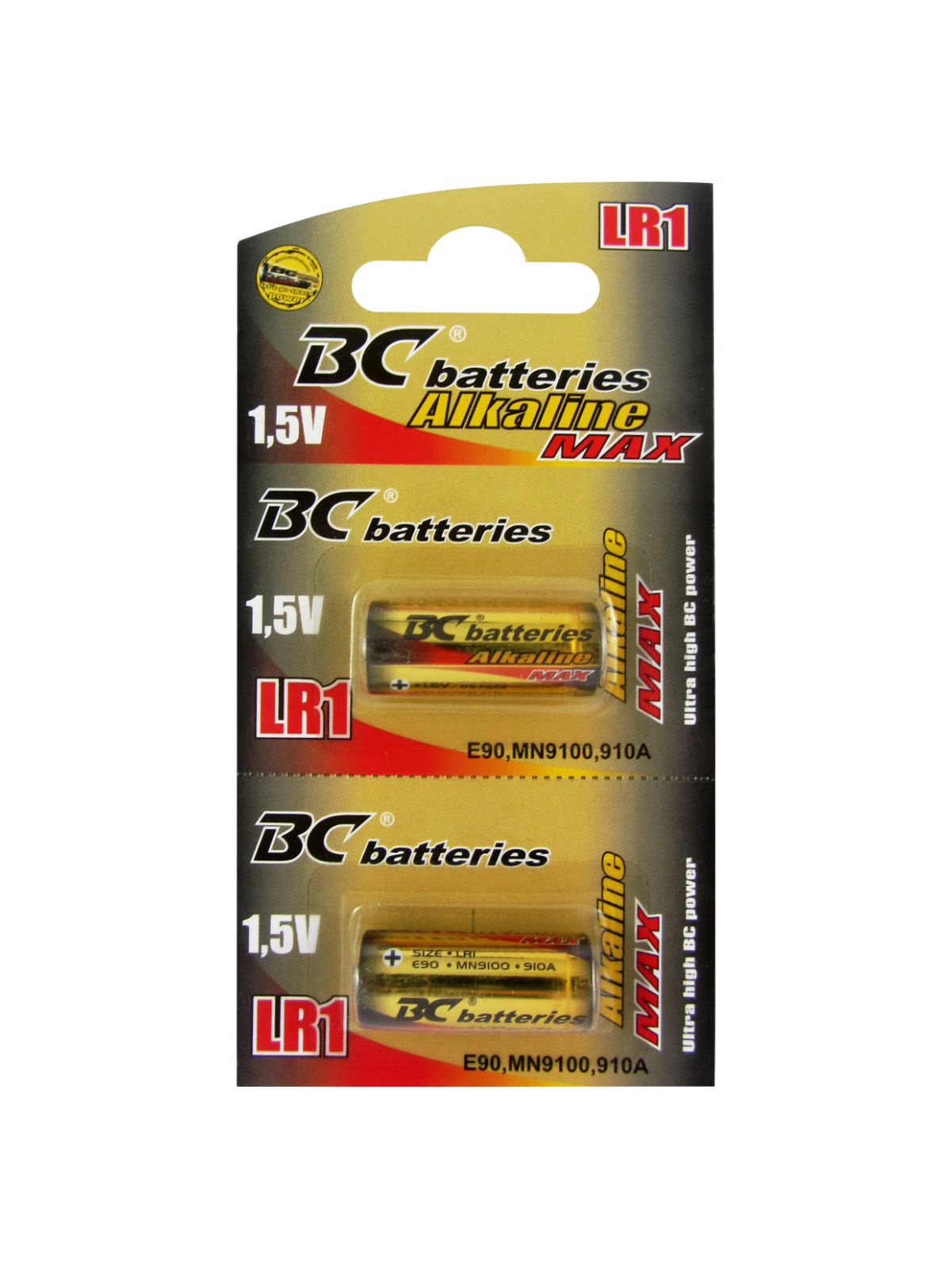 BC batteries alkalická baterie 1,5V LR1