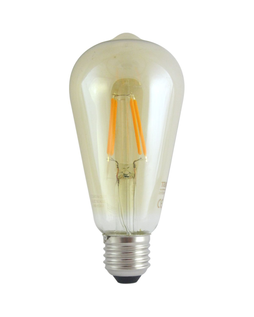 Dekorační LED žárovka FILAMENT Trixline  ST-64, 4W E27 GOLD