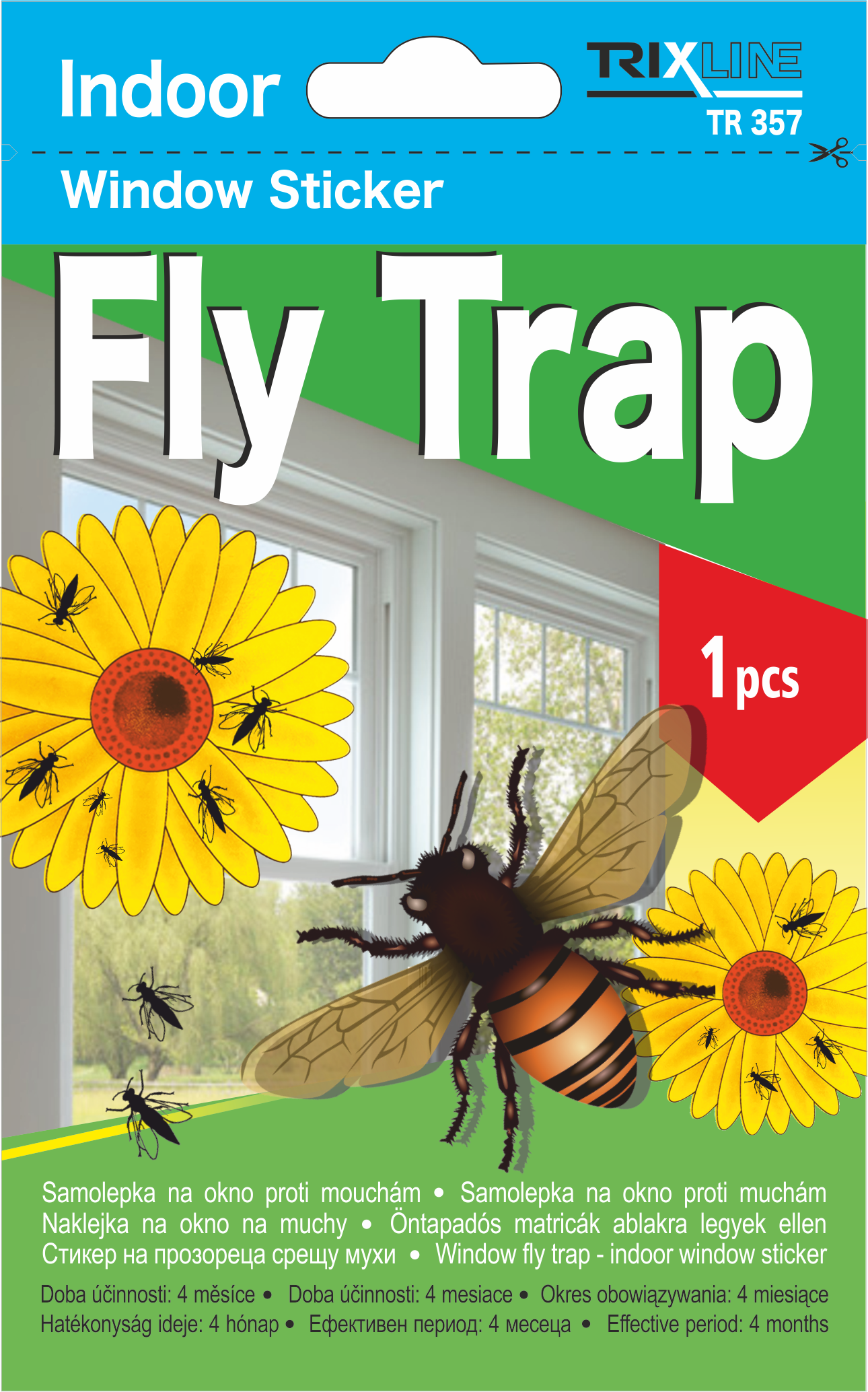 Samolepka na okno Fly Trap TRIXLINE TR 357