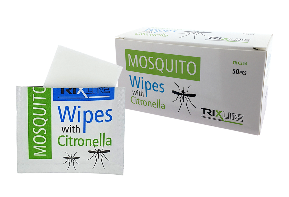 Ubrousky s citronelou  Mosquito TRIXLINE TR C 354