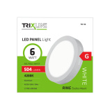 LED panel TRIXLINE TR 113 6W, kruhový přisazený 4200K