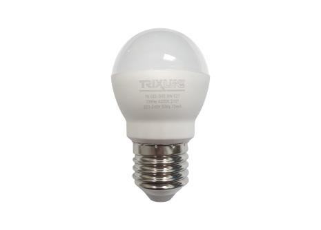 LED žárovka Trixline 8W 736lm E27 G45 neutrální bílá