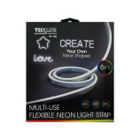 TR-34N Flexibilní NEONOVÝ LED pásek - bílý 1,8m na USB Trixline