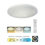 LED stropní svítidlo TR-602C - IPOLY 60W 5700lm ø58cm CCT + ovladač Trixline