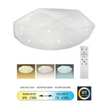 LED stropní svítidlo TR-601C - INDUS 80W 7600lm ø78cm CCT + ovladač Trixline