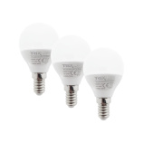 LED žárovka Trixline 6W P45 E14 studená bílá 3 PACK