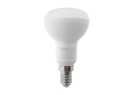 LED žárovka Trixline 6,5W 585lm E14 R50 teplá bílá