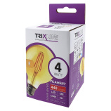 Dekorační LED žárovka FILAMENT Trixline 4W 440lm G95 E27 teplá bílá