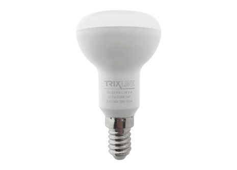 LED žárovka Trixline 6,5W 611lm E14 R50 studená bílá