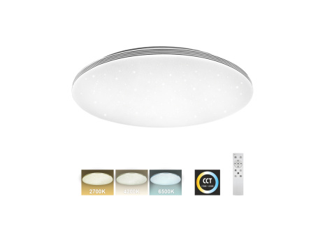 LED stropní svítidlo TR-613C - VENTA 80W 7600lm ø78cm CCT + ovladač Trixline