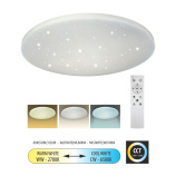 LED stropní svítidlo TR-603C - IPOLY 80W 7600lm ø78cm CCT + ovladač Trixline