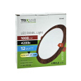 TR-146 LED panel 12W 1008lm 4200K dekor dřevo - kruhový vestavný Trixline