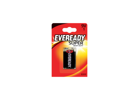 Baterie EVEREADY 9V 6F22 zinkochloridová 1ks Energizer