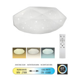 LED stropní svítidlo TR-600C - INDUS 60W 5700lm ø58cm CCT + ovladač Trixline