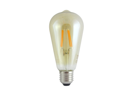 Dekorační LED žárovka FILAMENT Trixline  ST-64, 4W E27 GOLD