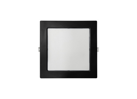 Q-60M LED panel 18W 1980lm 4000K černý - čtvercový přisazený Qtec